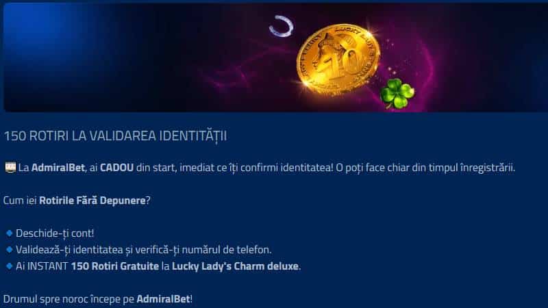 bonus fara depunere admiralbet
