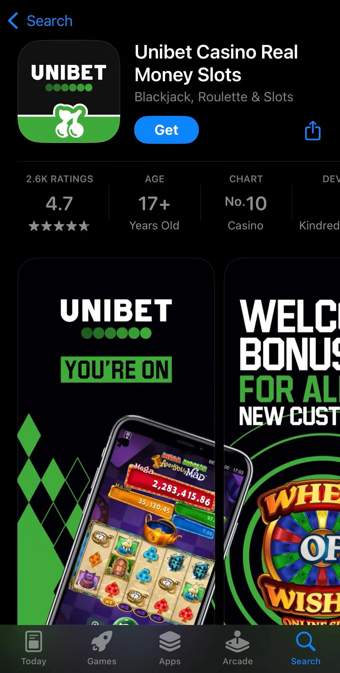 unibet app