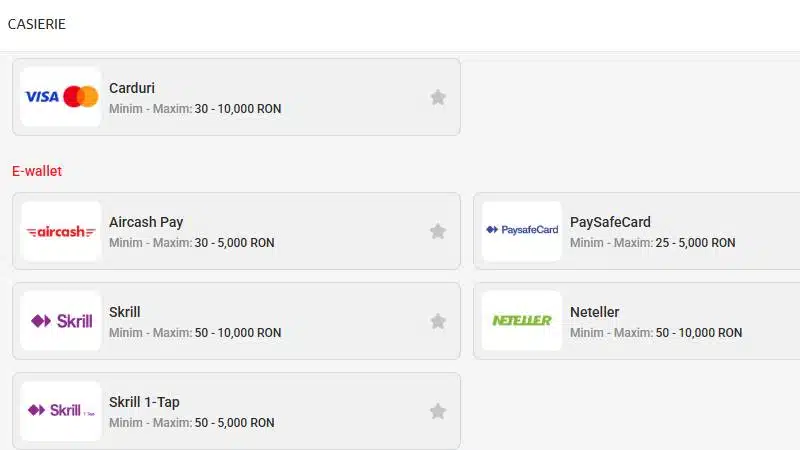 Depuneri si retrageri winmasters casino