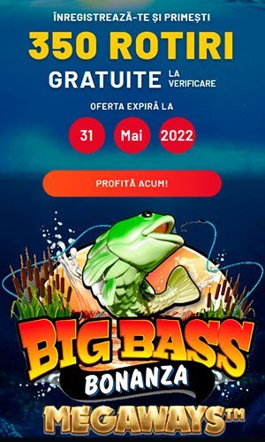 Big Bass 350 Rotiri gratuite