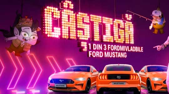 Vlad CAzino castiga un Ford Mustang