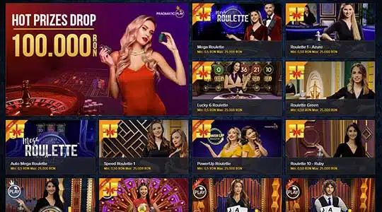 Mozzartbet live lobby