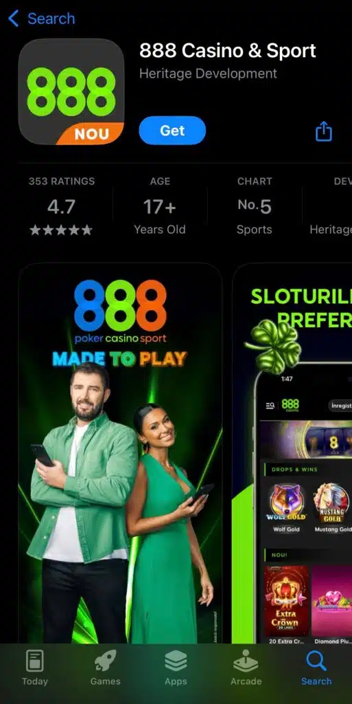 888 casino app