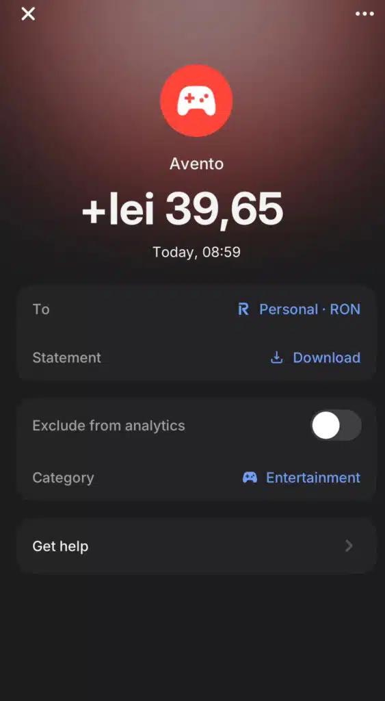 Bani primiți retragere Mr Bit Casino - confirmare procesare în 17 ore pe card bancar