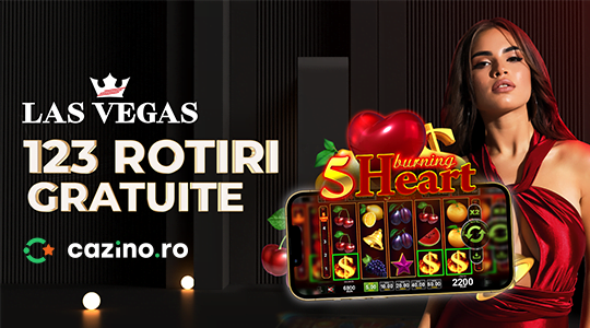 Bonus 123 rotiri gratuite Las Vegas Casino