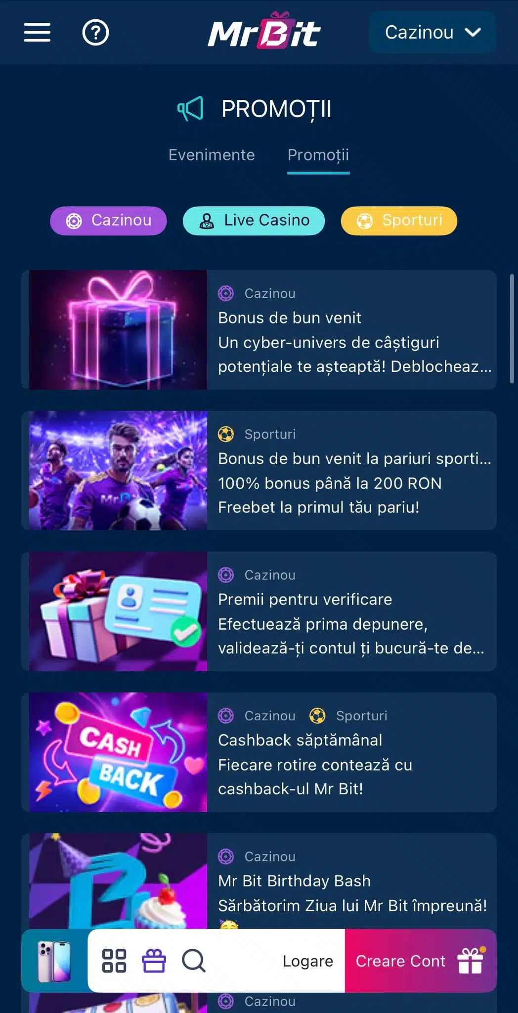 promotii mr bit