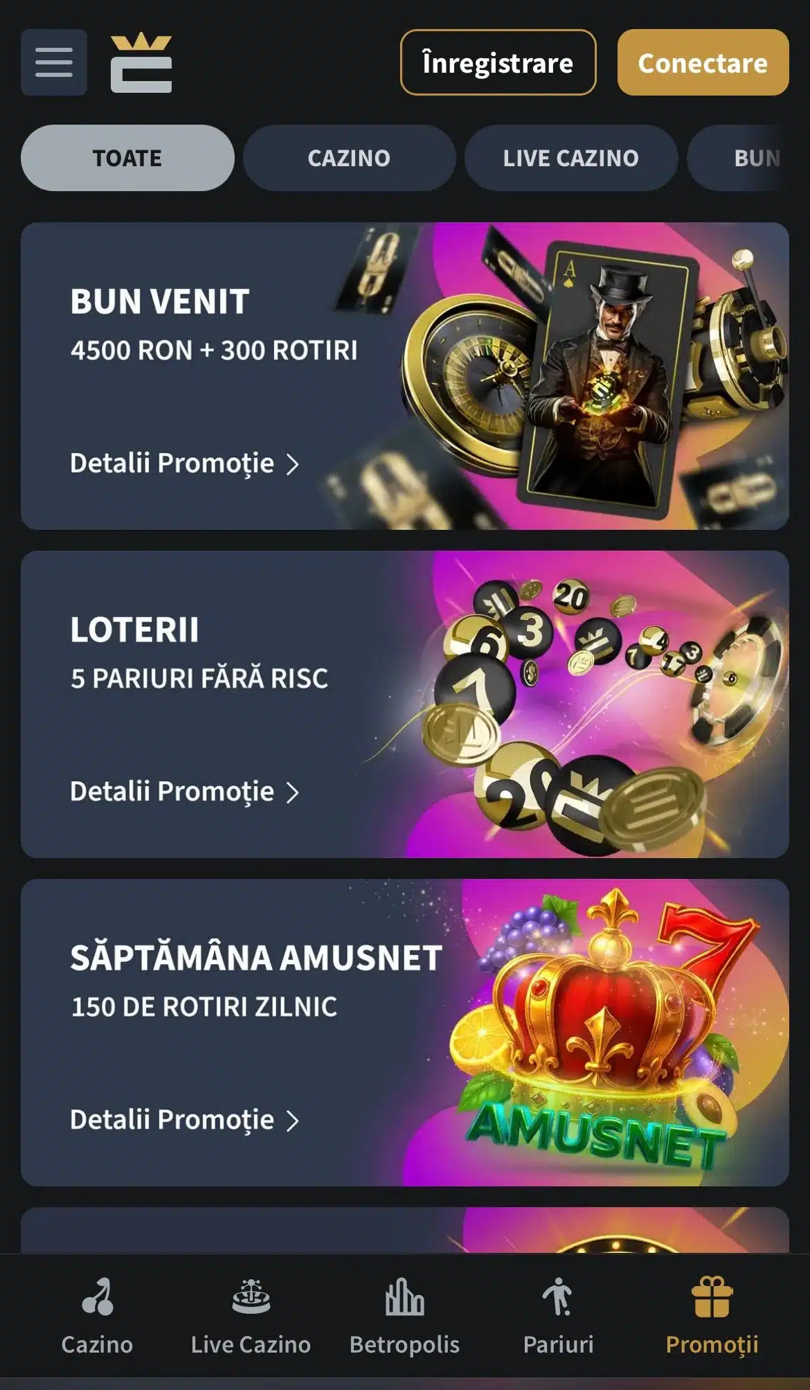 oferte conti