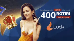 luck casino bonus fara depunere 400 Rotiri