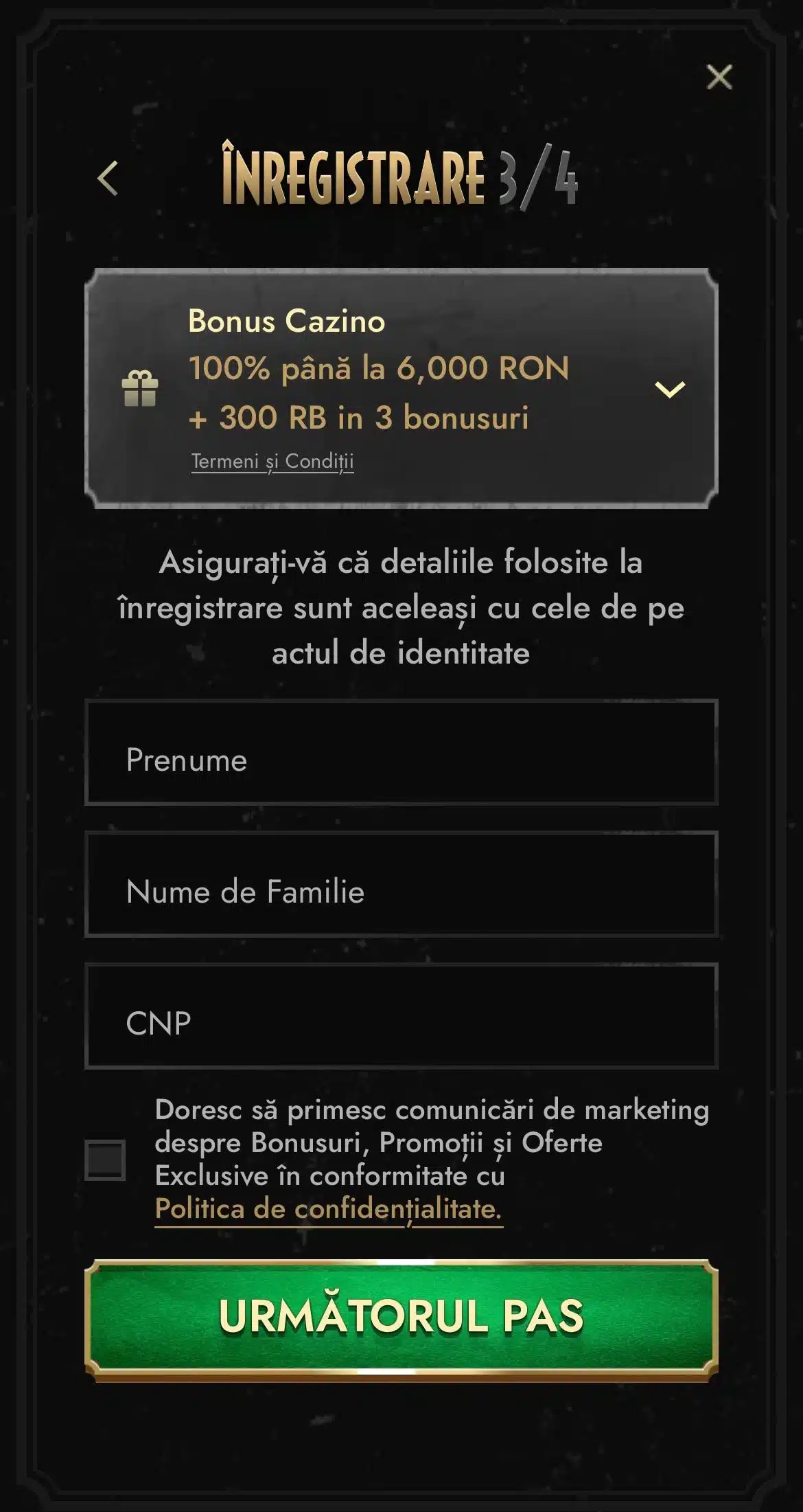 inregistrare don.ro pas 2