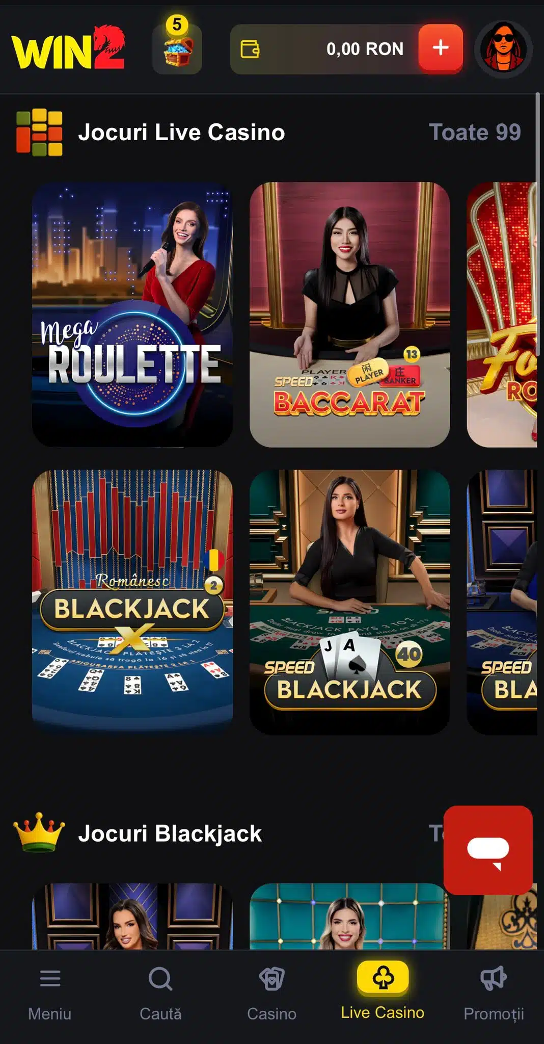 live casino win2 casino