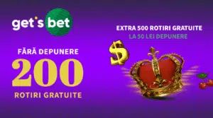 Gets Bet bonus fara depunere