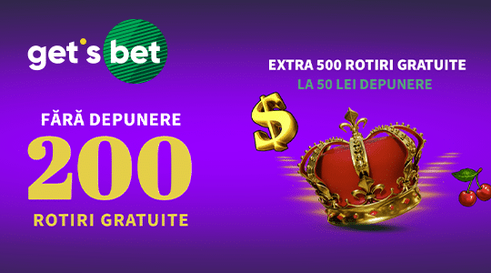 Gets Bet bonus fara depunere