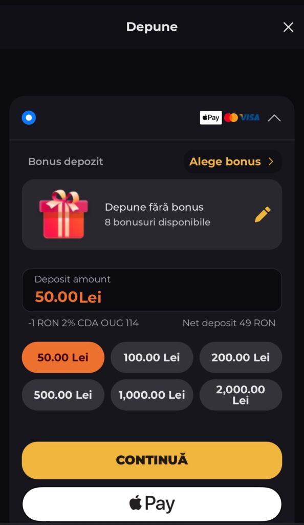 depunere elite slots
