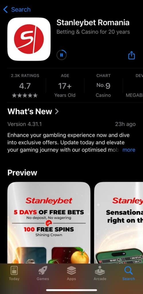 app stanleybet