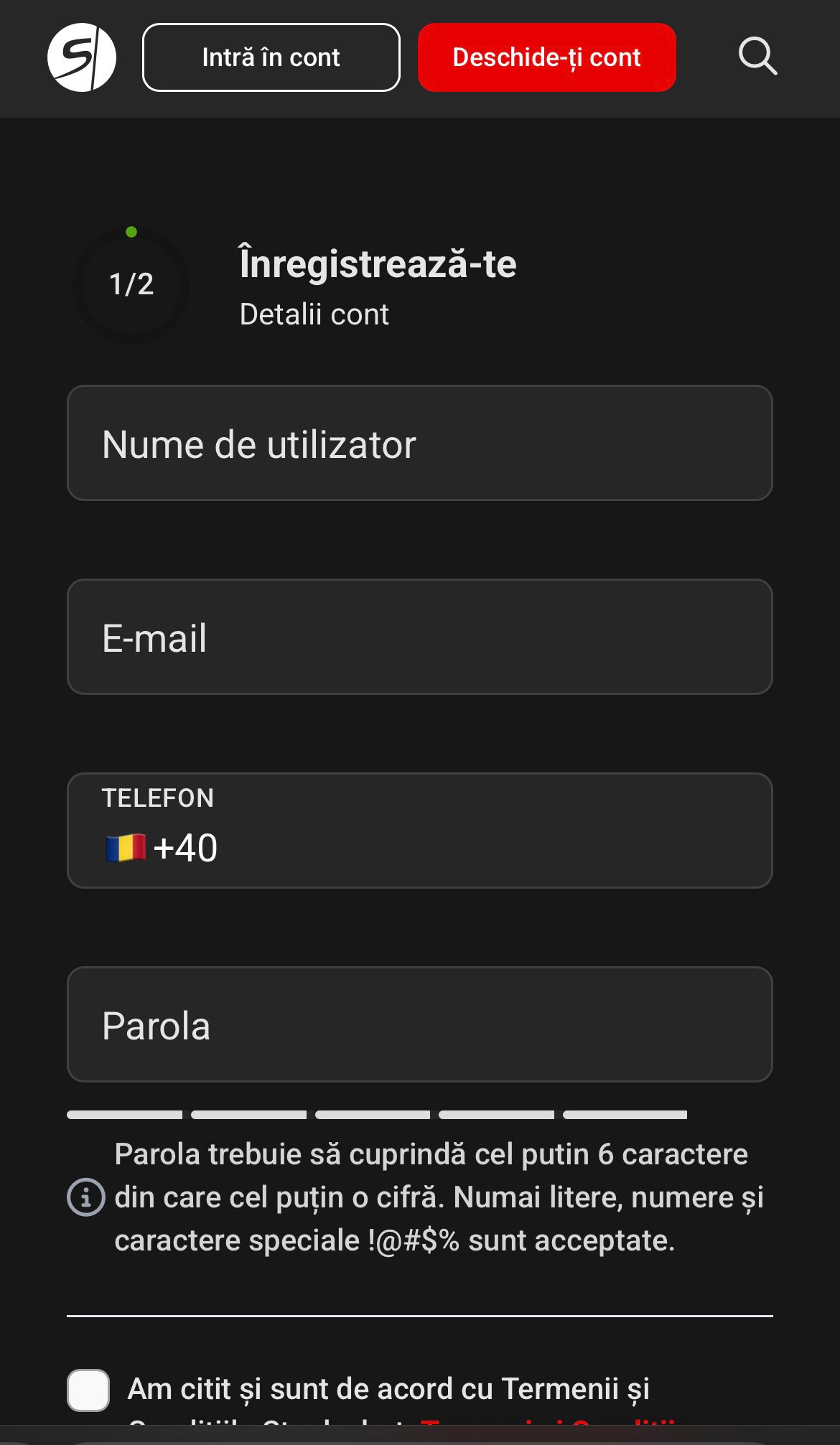 inregistrare stanleybet
