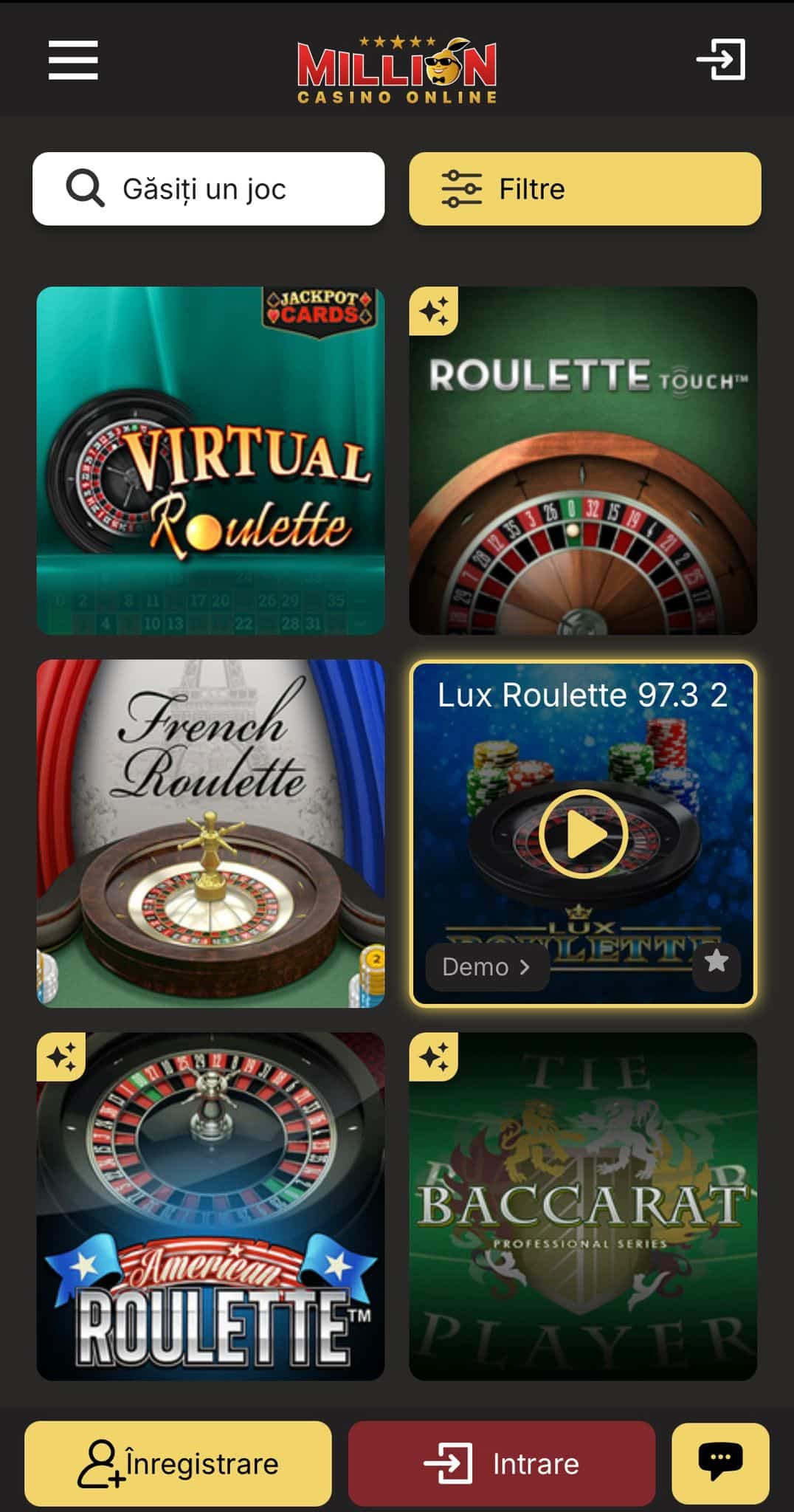 live casino million