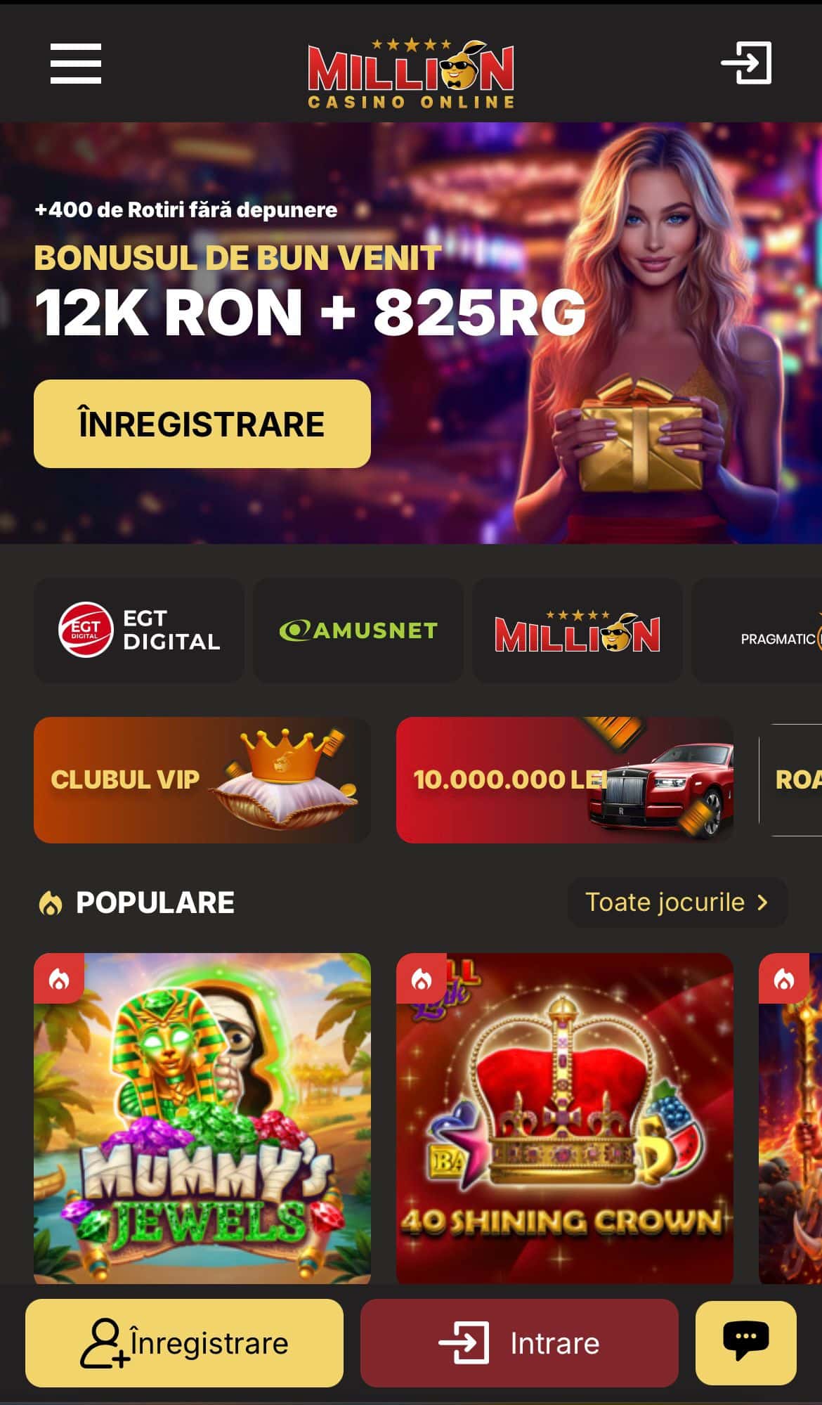 million prima pagina