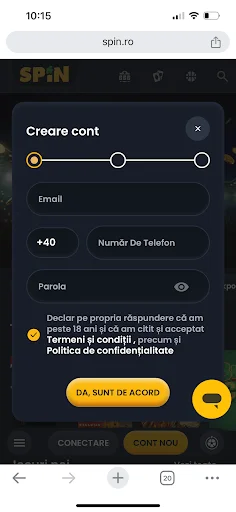 cont spin casino