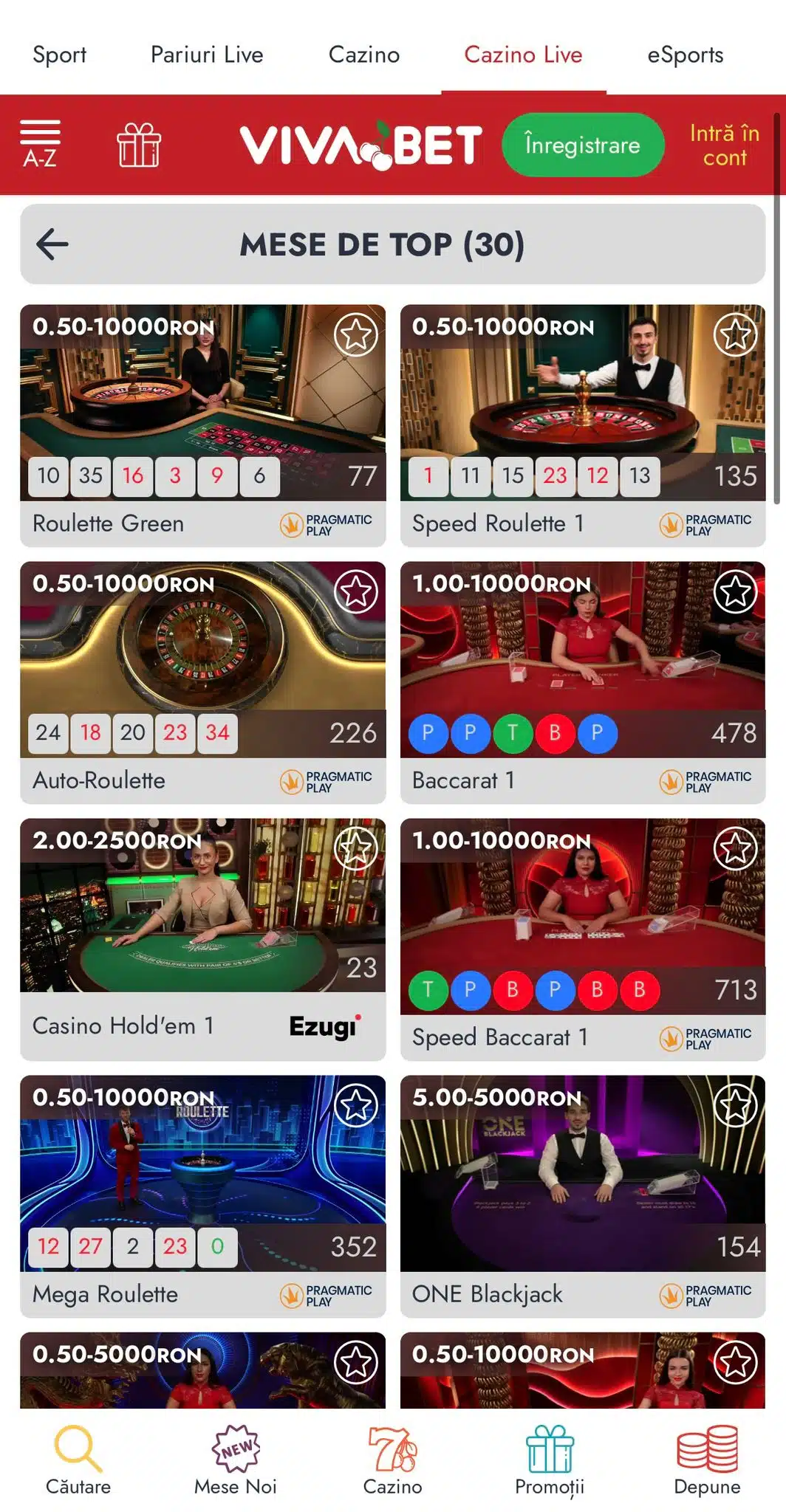 mese live vivabet