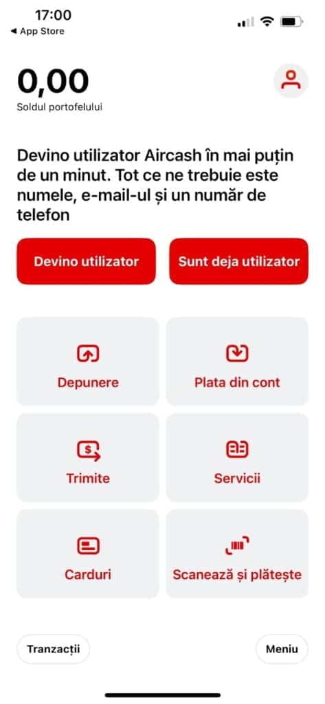 devino utilizator aircash