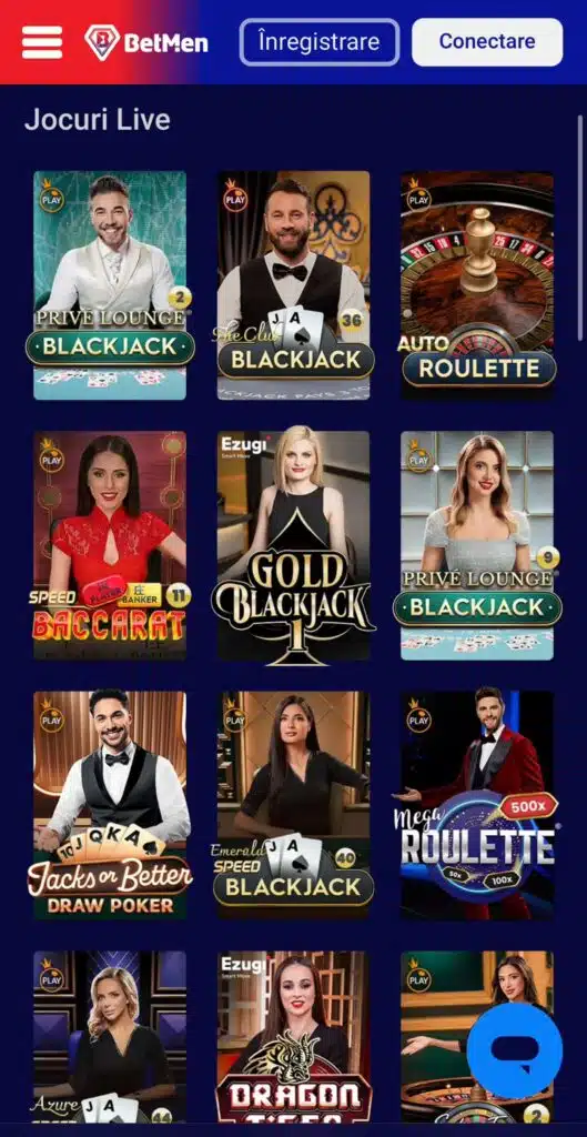 live casino betmen casino
