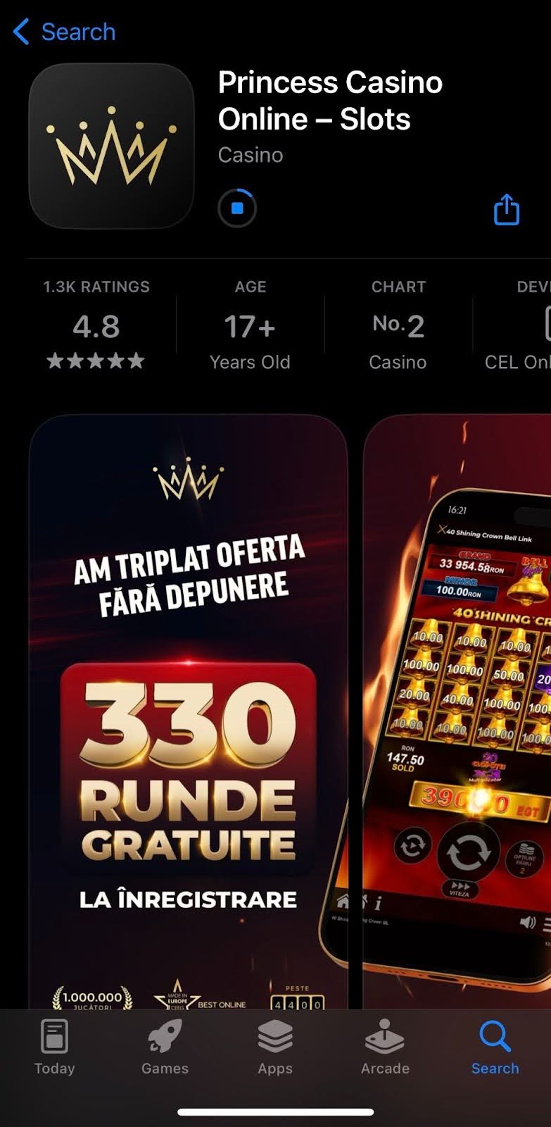 certifié bonus de fidélité sur Princess Casino