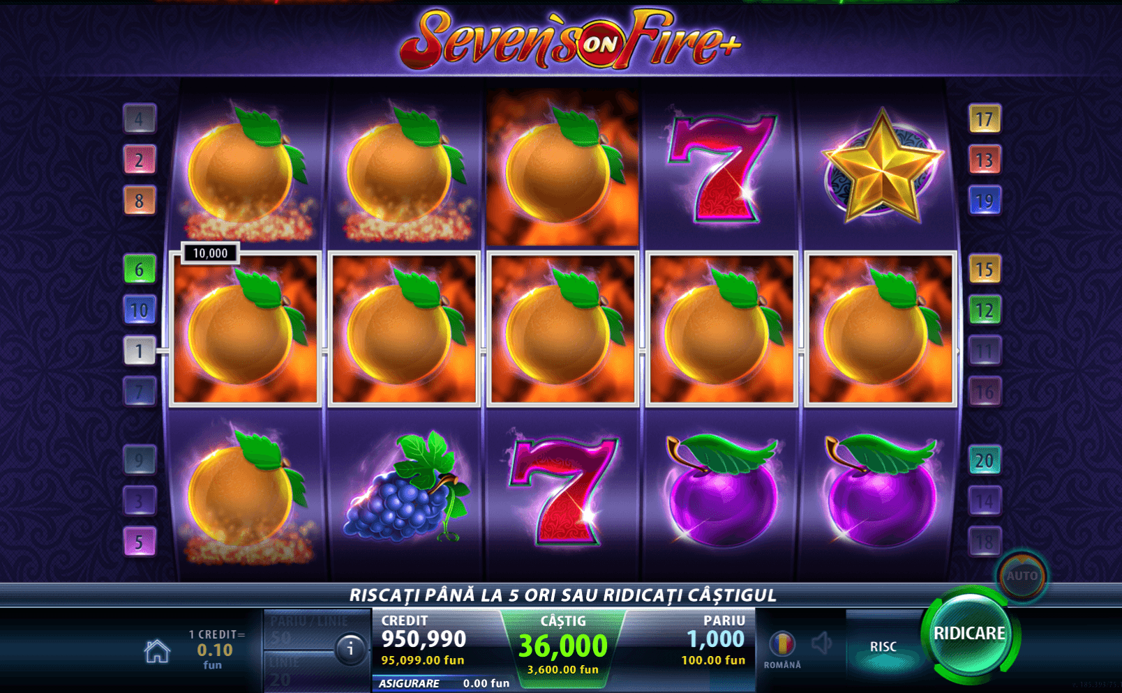 seven's on fire castig mare