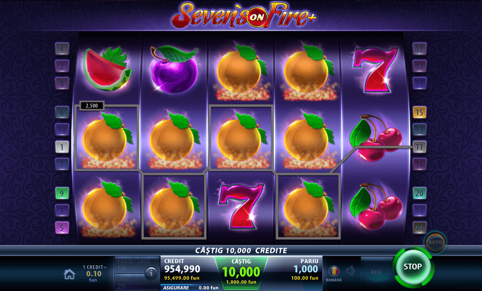 seven's on fire cum se joaca