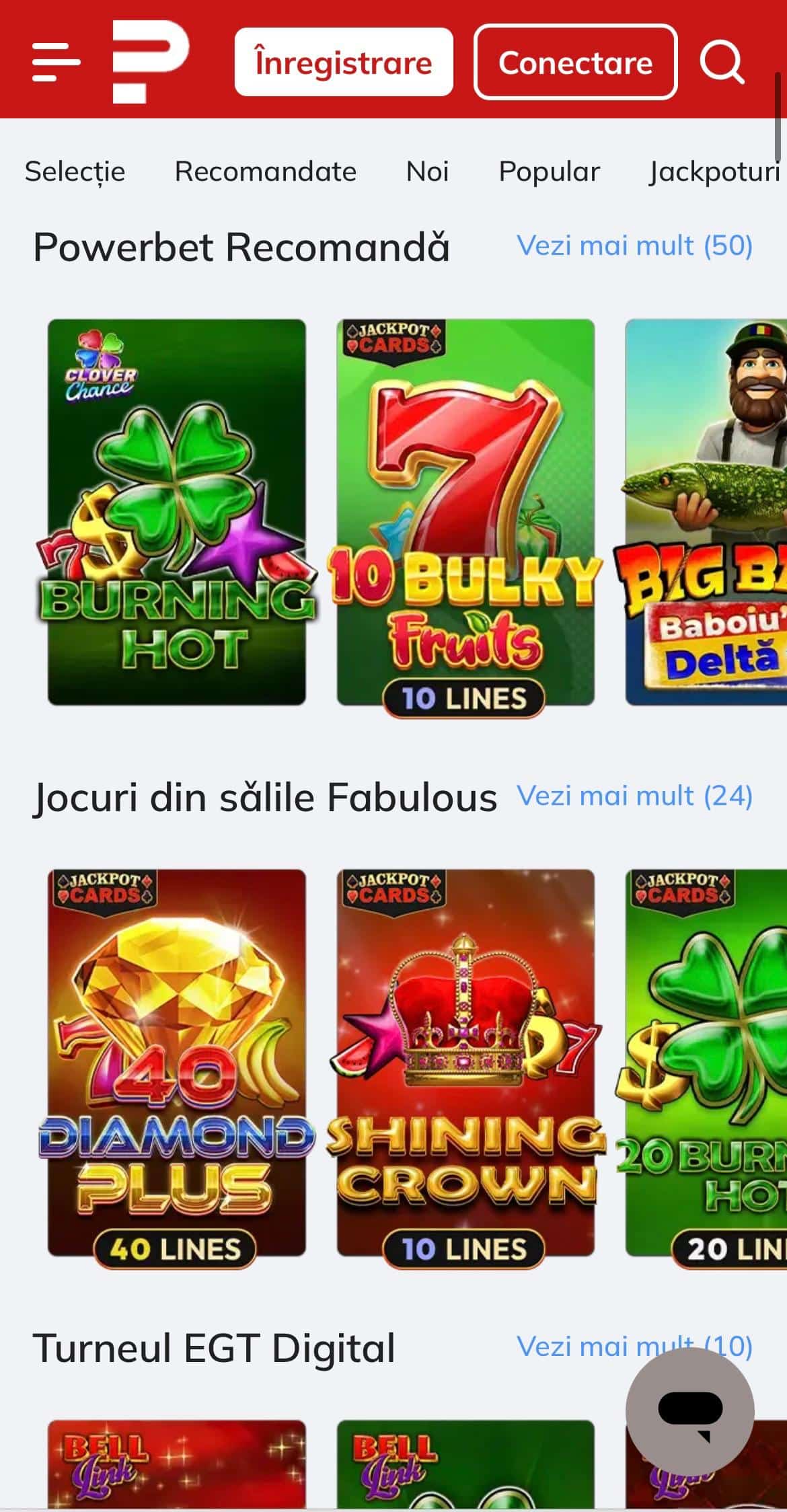 sloturi powerbet