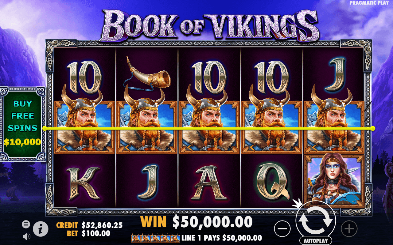 Book of Vikings full win line