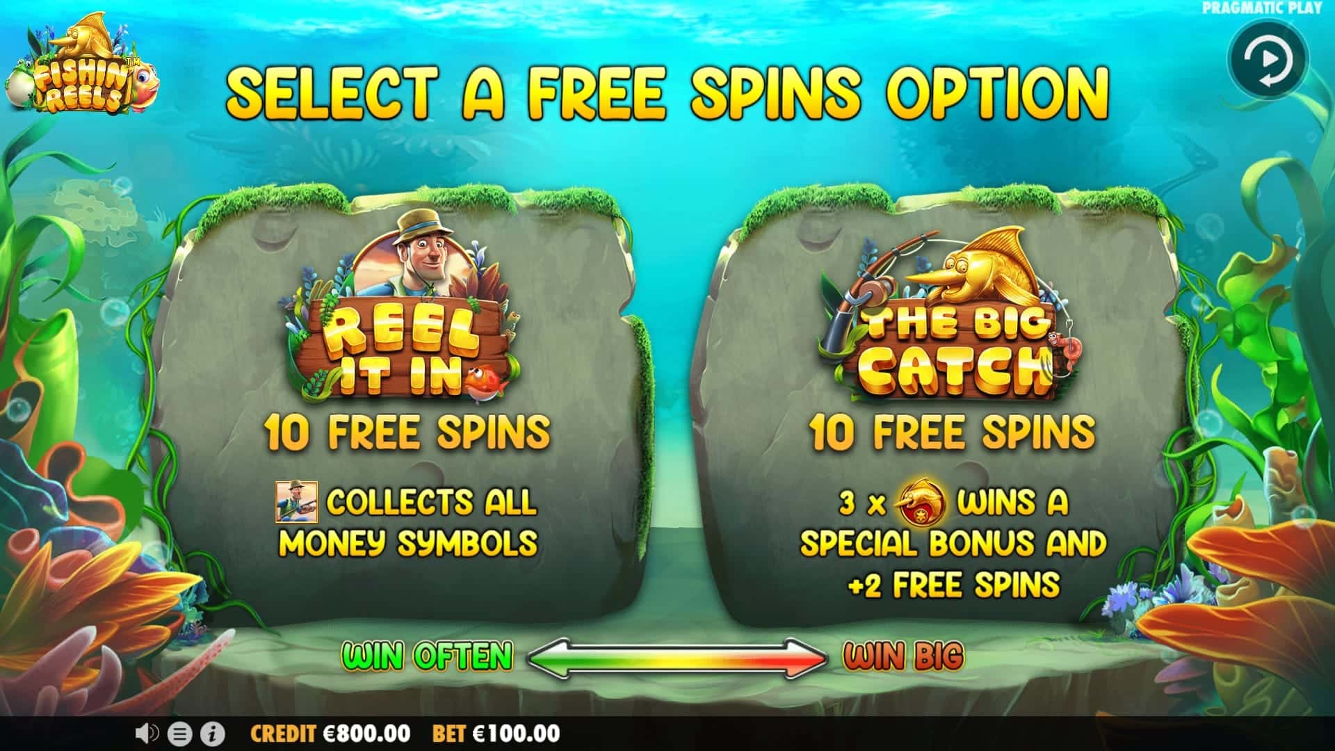 Fishin Reels scatter