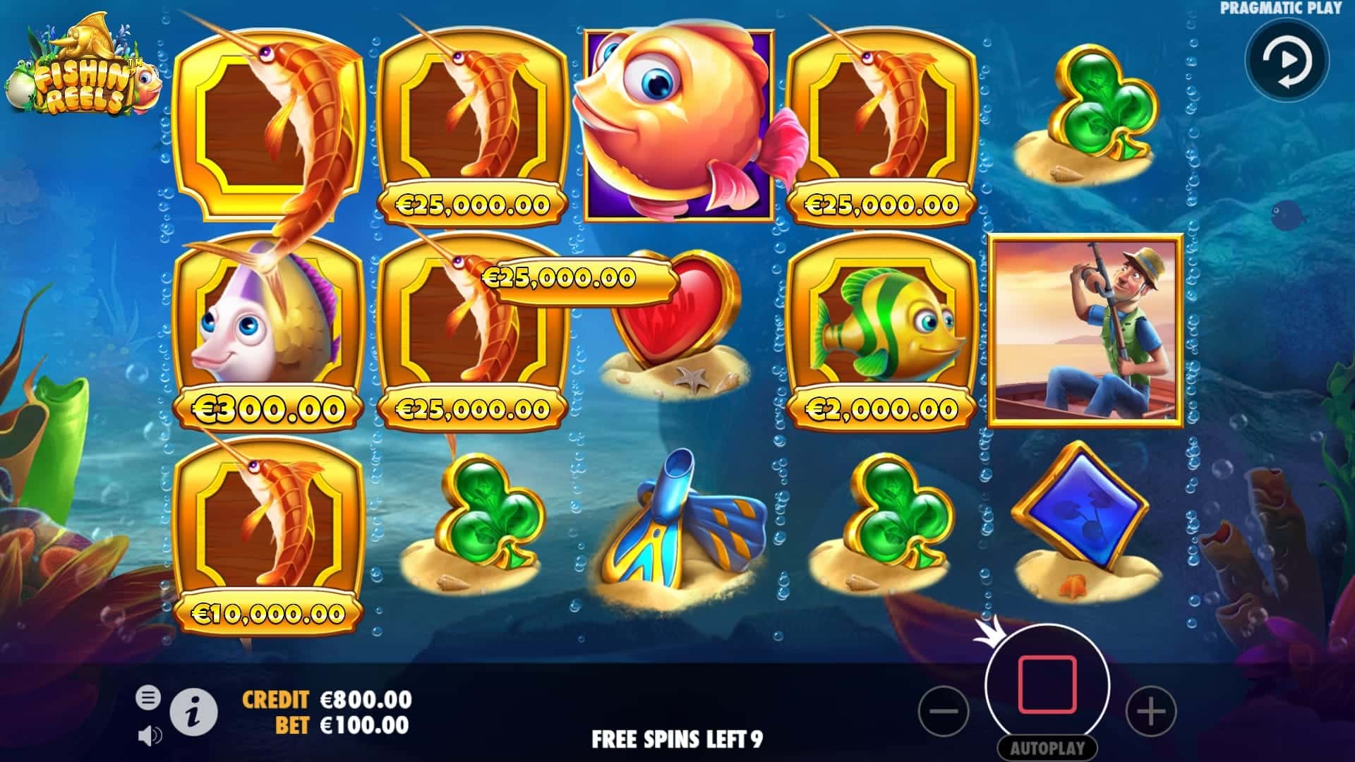 Fishin Reels wild bonus