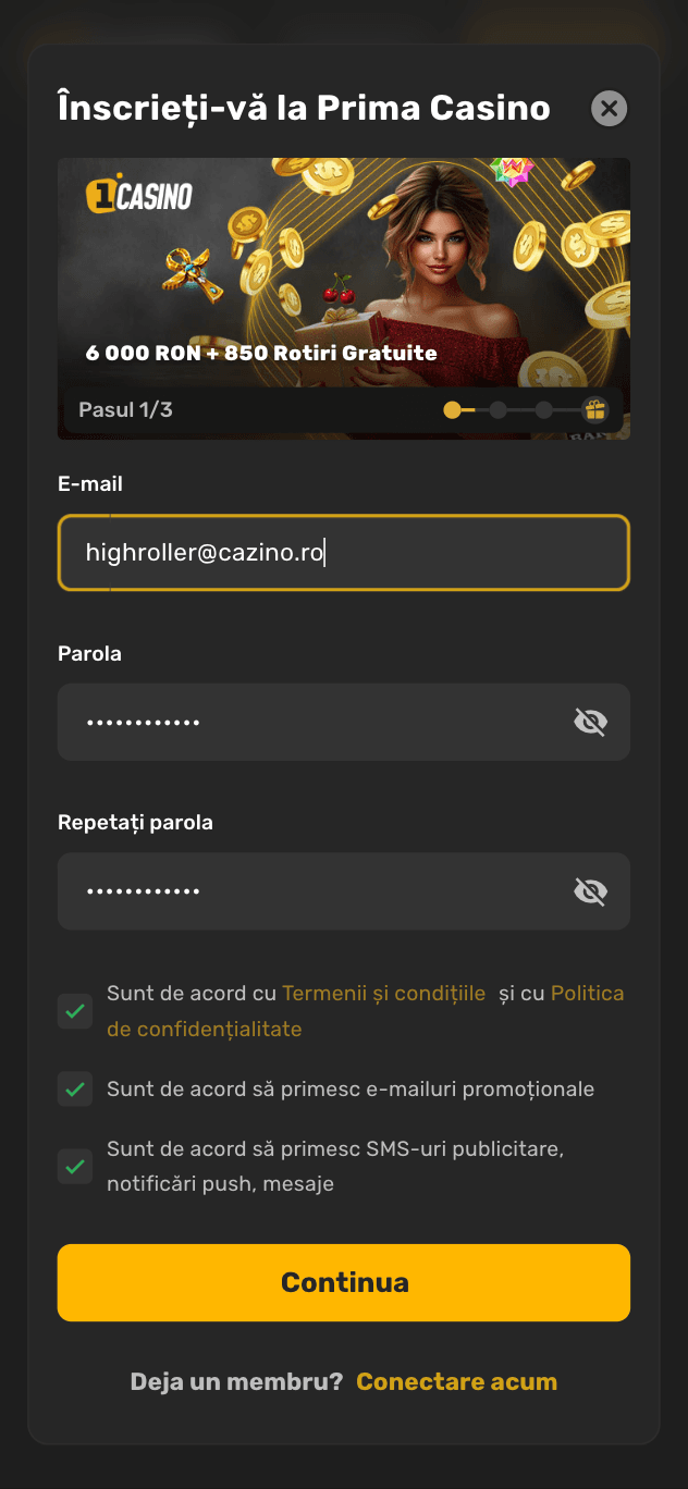 prima casino inregistrare 2
