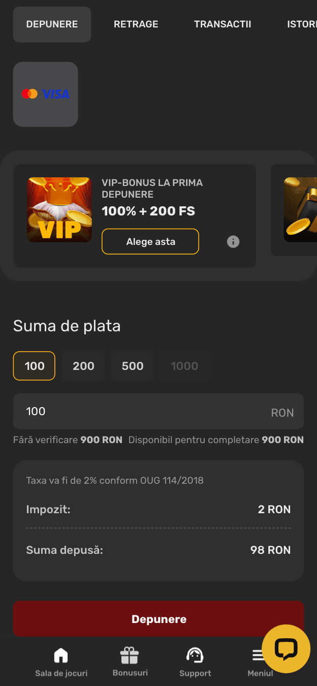 prima casino inregistrare 7 depunere