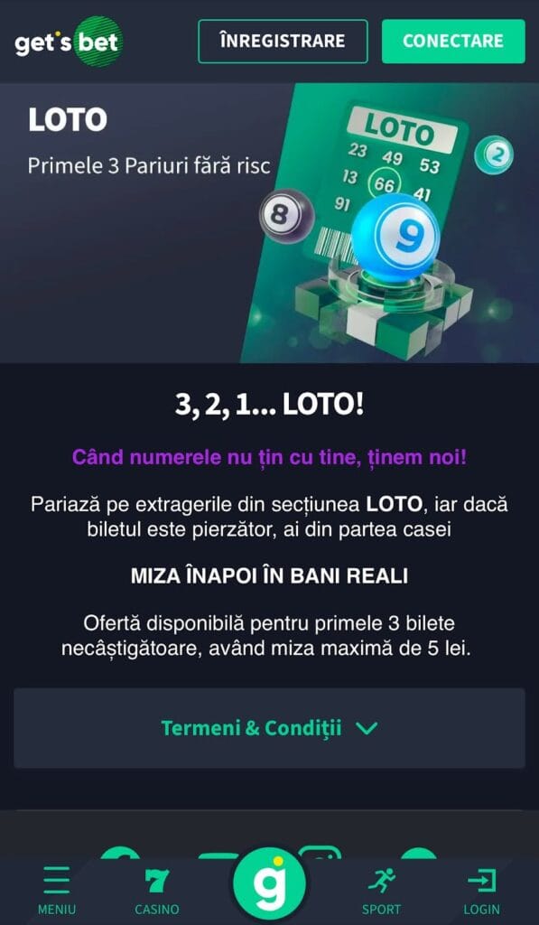 Ofertă LOTO: primele 3 pariuri fără risc