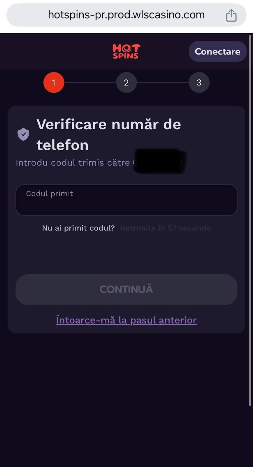 Verificare număr telefon hotspins