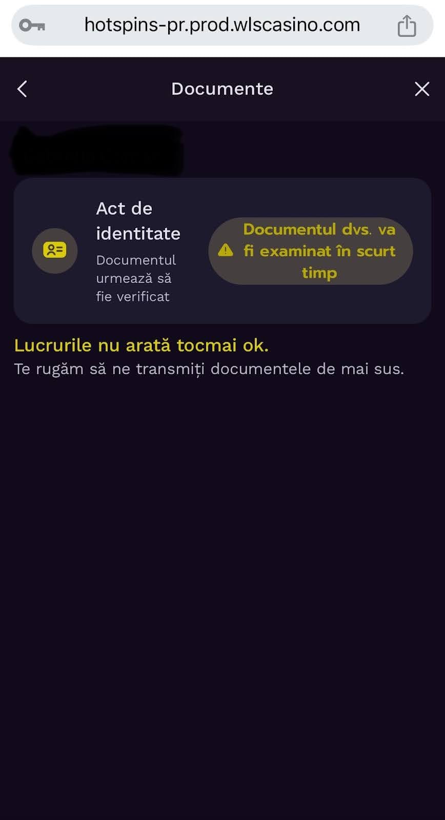 Verificare documente de identitate hotspins.