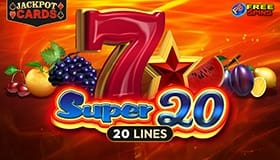 Super 20 pacanele aparate demo