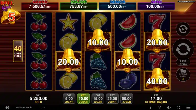 jackpot 40 Super Hot Bell Link
