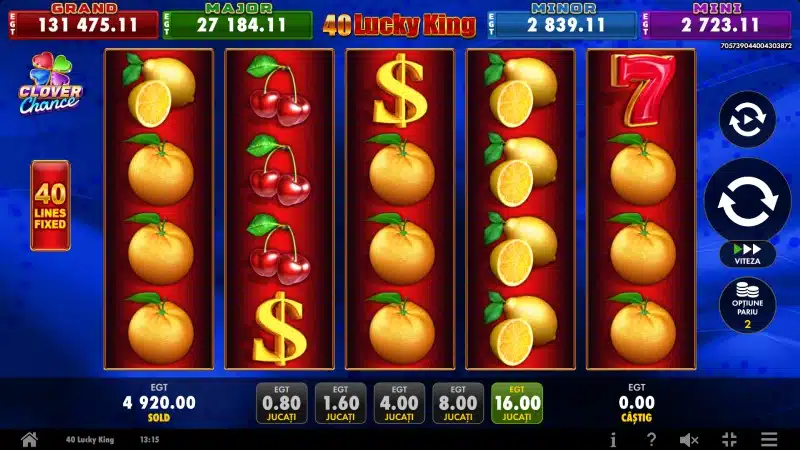scatter 40 Lucky King