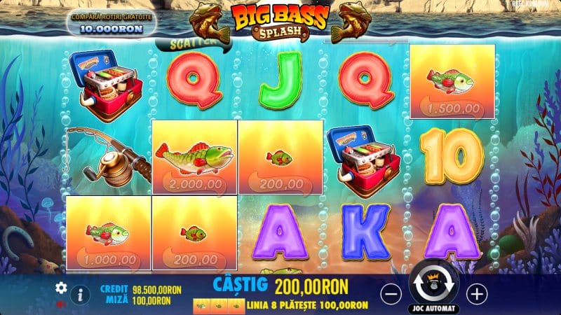 cum se joaca big bass splash