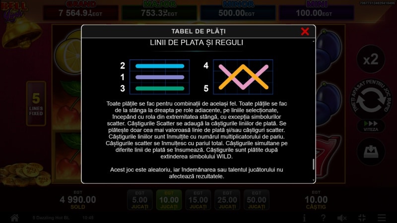 linii de plata 5 Dazzling Hot Bell Link