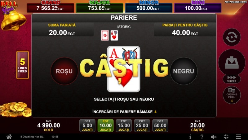 gamble 5 Dazzling Hot Bell Link