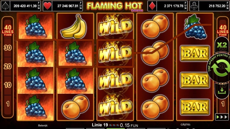 cum se joaca flaming hot extreme