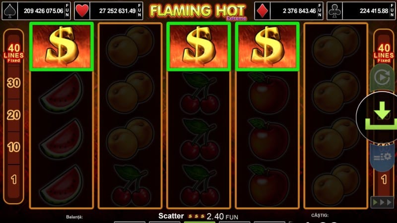 flaming hot extreme scatter