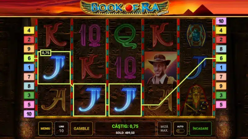 cum se joaca book of ra deluxe