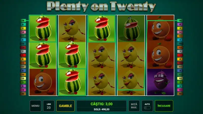plata plenty of twenty