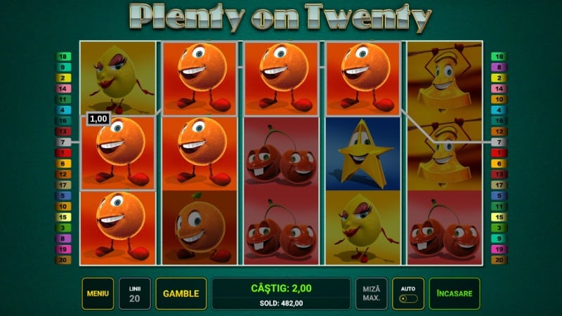 cum se joaca plenty of twenty