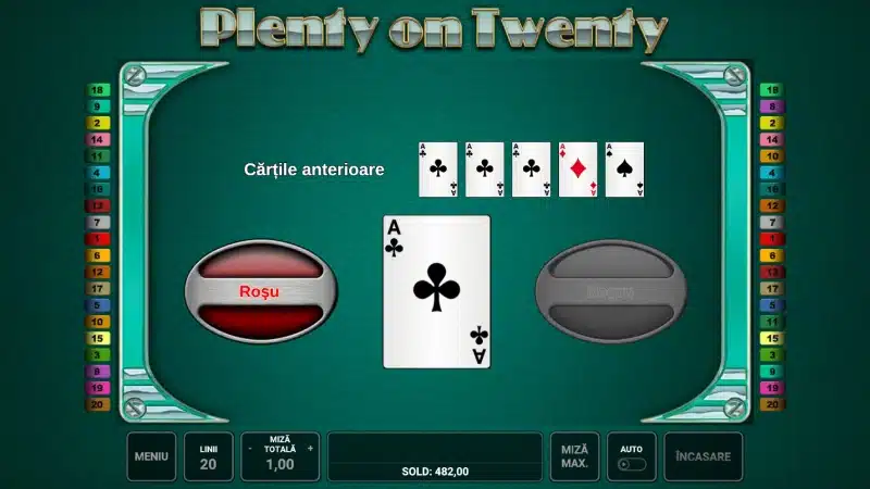 gamble plenty of twenty