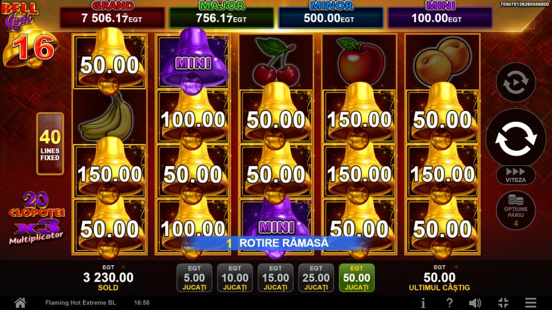 jackpot Flaming Hot Extreme Bell Link